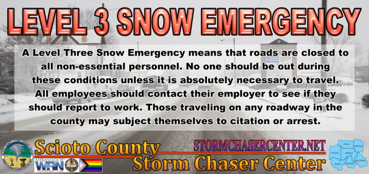 Ohio Level 3 Snow Emergency